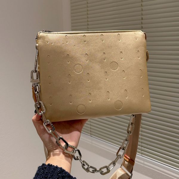 designer women coussin messenger shoulder bag france paris luxury brand l embossed monograms leather crossbody bags lady big chain cross bod