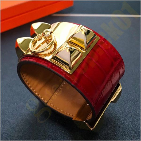 france brand classic collier de bracelets copper genuine leather women's bangle fashion men's gold and silver bangles luxury, Black
france brand classic collier de bracelets copper genuine leather women's bangle fashion men's gold and silver bangles luxury, Black