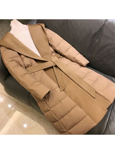 women's down parkas winter jacket women's long dress korean fashion coat duck thickened warm clothes 221207, Black
women's down parkas winter jacket women's long dress korean fashion coat duck thickened warm clothes 221207, Black