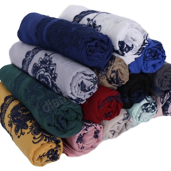 embroidery cotton lace hijab scarf women muslim shawl big size solid headscarf head wraps islam turban headband foulard bandana, Blue;gray
embroidery cotton lace hijab scarf women muslim shawl big size solid headscarf head wraps islam turban headband foulard bandana, Blue;gray