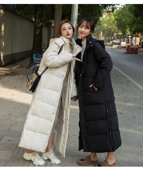 women's down parkas parka coat maxi long winter jacket women hooded plus size female lady windbreaker overcoat outwear clothing 221207, Black
women's down parkas parka coat maxi long winter jacket women hooded plus size female lady windbreaker overcoat outwear clothing 221207, Black
