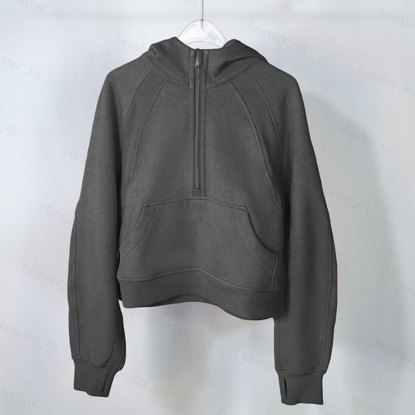 2022autumn and winter yoga hoodie womens plus velvet thickening jackets hoodys sports half zipper terry designer sweater cing loose short cl, Black
2022autumn and winter yoga hoodie womens plus velvet thickening jackets hoodys sports half zipper terry designer sweater cing loose short cl, Black