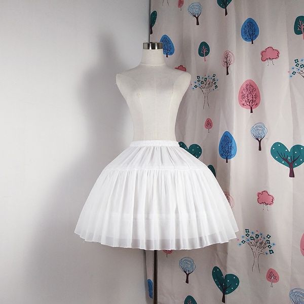 ball gown underskirt short dress cosplay petticoat chiffon tow bones lolita petticoat ballet rockabilly crinoline, White
ball gown underskirt short dress cosplay petticoat chiffon tow bones lolita petticoat ballet rockabilly crinoline, White