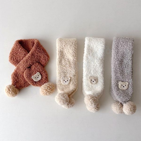 autumn winter fleece boys girls scarf warm neckerchief kids cute cartoon bear outdoor collar neck warmer children baby scarves, Red;brown
autumn winter fleece boys girls scarf warm neckerchief kids cute cartoon bear outdoor collar neck warmer children baby scarves, Red;brown