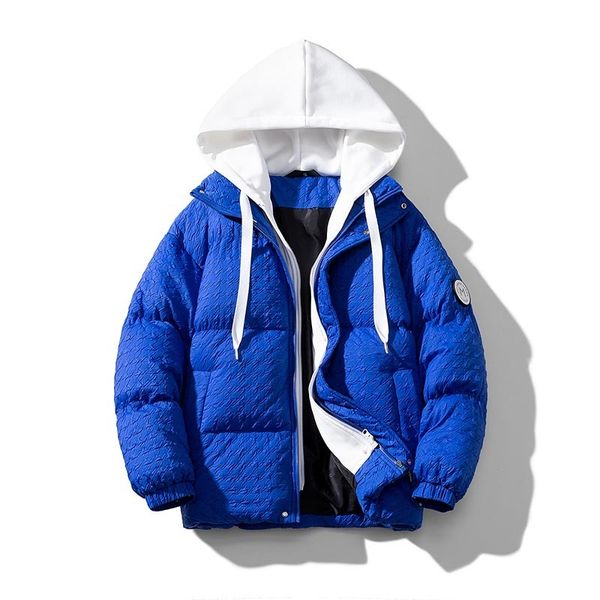 men's down parkas 23 men solid winter casual padded jacket hooded thick coats jakets heavy waterproof bread big pocket fake two pieces, Black
men's down parkas 23 men solid winter casual padded jacket hooded thick coats jakets heavy waterproof bread big pocket fake two pieces, Black