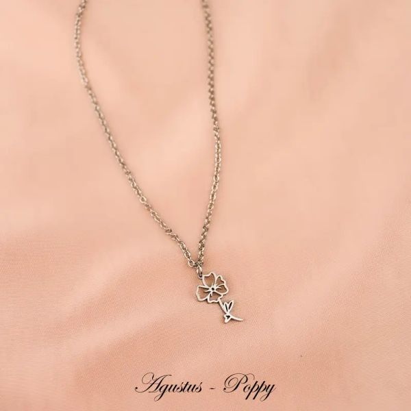 necklaces pendants mother-of-pearl birth flower bunga lahir stainless steel mirai jewelry, Silver
necklaces pendants mother-of-pearl birth flower bunga lahir stainless steel mirai jewelry, Silver