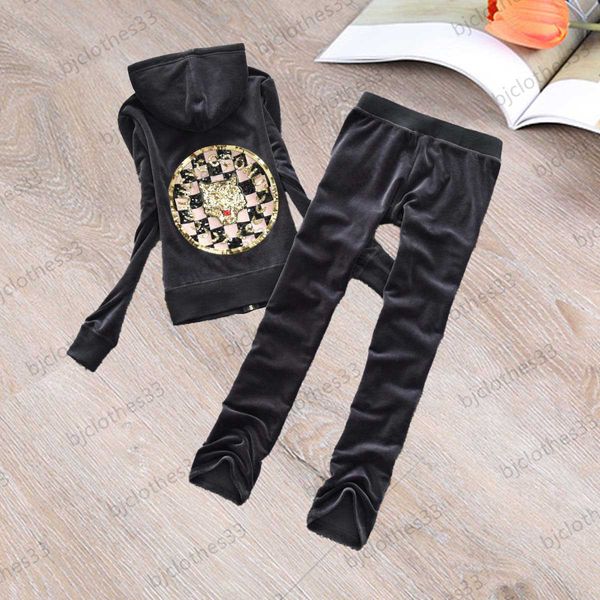 juicy tracksuit womens two piece pants beaded animal embroidery hooded regular slim elastic waist straight trousers fashion brand women app, White
juicy tracksuit womens two piece pants beaded animal embroidery hooded regular slim elastic waist straight trousers fashion brand women app, White
