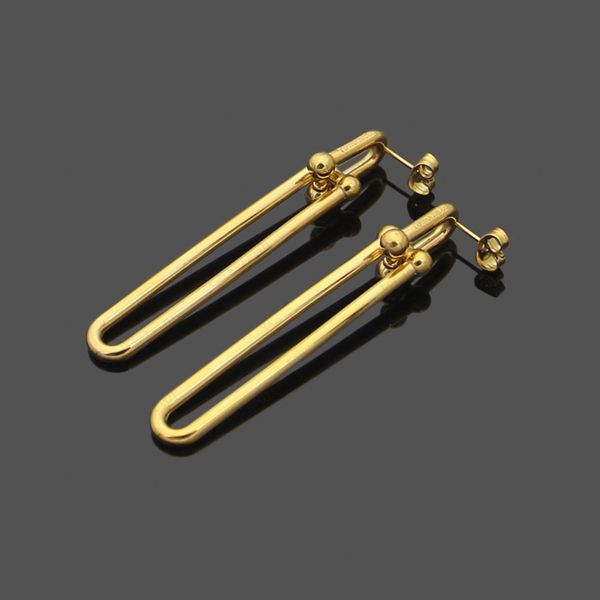 designer double ring bamboo necklace luxury brand horseshoe buckle pendant earrings female geometric earrings valentine's day gift wedd, Silver
designer double ring bamboo necklace luxury brand horseshoe buckle pendant earrings female geometric earrings valentine's day gift wedd, Silver