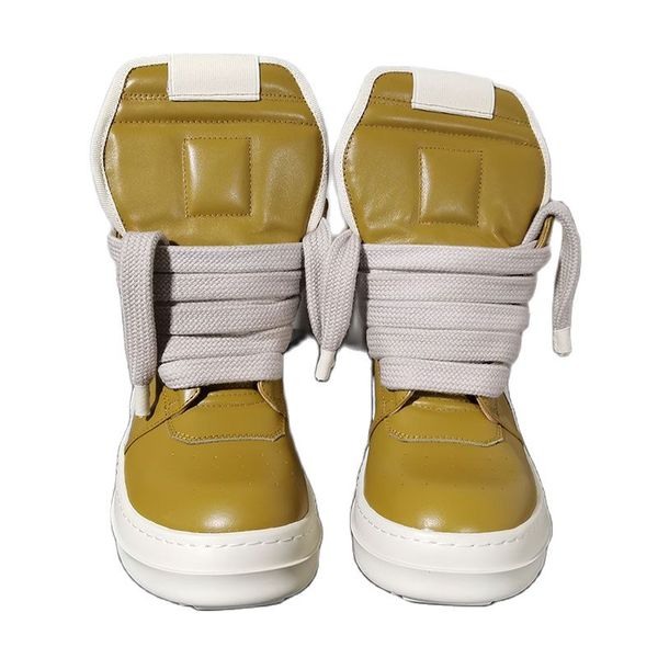 shoes rick men's ro owens sheepskin yellow high increase round head casual sneakers 9hec
shoes rick men's ro owens sheepskin yellow high increase round head casual sneakers 9hec