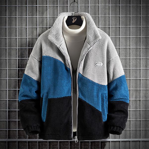 mens jackets contrast zippered warm winter and womens couple clothes casual fleece coat classic bomber men 221205, Black;brown
mens jackets contrast zippered warm winter and womens couple clothes casual fleece coat classic bomber men 221205, Black;brown