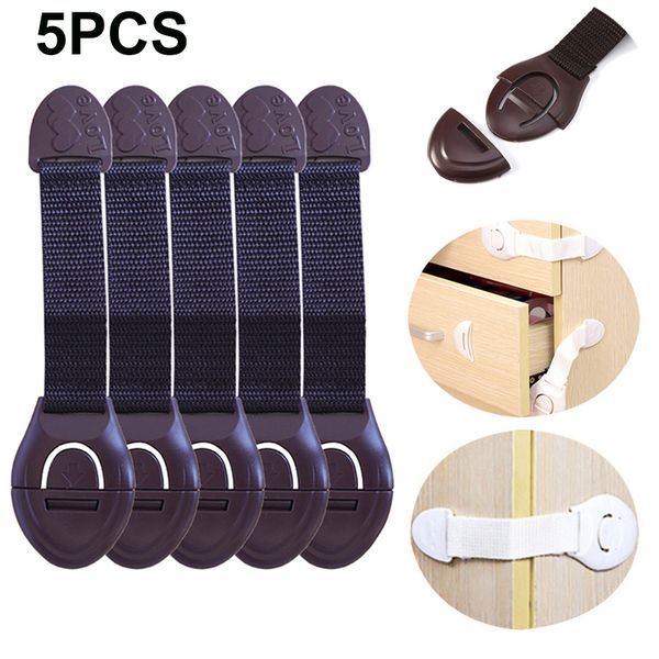 

baby locks latches# 5pcslot drawer lock children security protector door wardrobe cupboard safety kids cabinet 221208