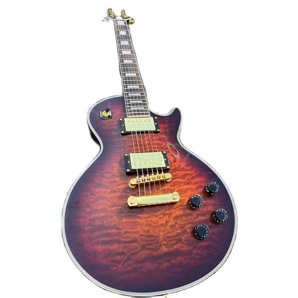 lvyelectric guitar exquisite tiger pattern surface made of mahogany solid wood professional performance level
lvyelectric guitar exquisite tiger pattern surface made of mahogany solid wood professional performance level