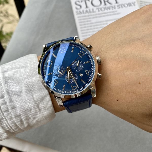 men's fashion watch mechanical waterproof multifunctional dial leisure sports watch glow-in-the-dark, Slivery;brown
men's fashion watch mechanical waterproof multifunctional dial leisure sports watch glow-in-the-dark, Slivery;brown