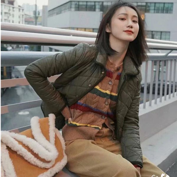 women's down parkas autumn winter rl jacket warm lapel women cotton padded cotton small horse coat female outerwear clothing 221207, Black
women's down parkas autumn winter rl jacket warm lapel women cotton padded cotton small horse coat female outerwear clothing 221207, Black