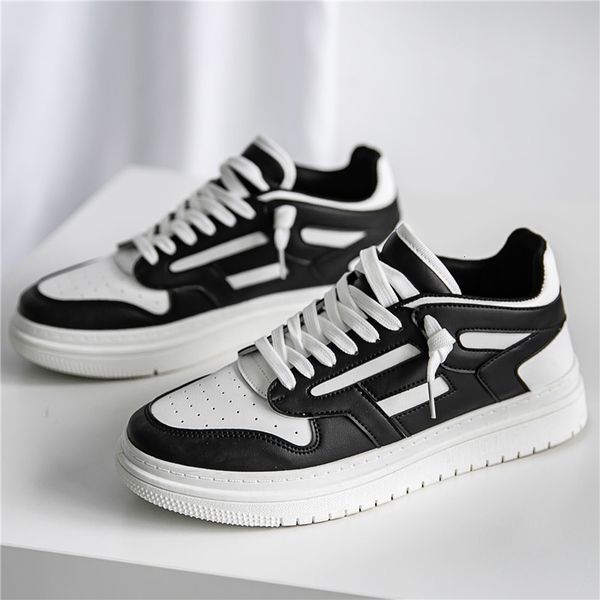 dress shoes trend mens designer luxury brand fashion skateboard footwear casual white sneakers men vulcanized tenis masculino 221207, Black
dress shoes trend mens designer luxury brand fashion skateboard footwear casual white sneakers men vulcanized tenis masculino 221207, Black