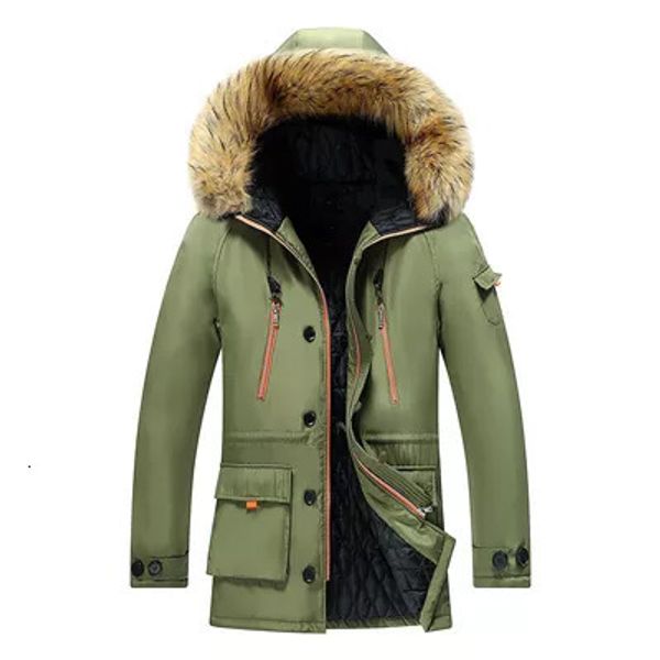 men's down parkas winter mens mid long jackets cotton warm hoodies male fur collar thermal windbreaker clothing 8xl 221207, Black
men's down parkas winter mens mid long jackets cotton warm hoodies male fur collar thermal windbreaker clothing 8xl 221207, Black