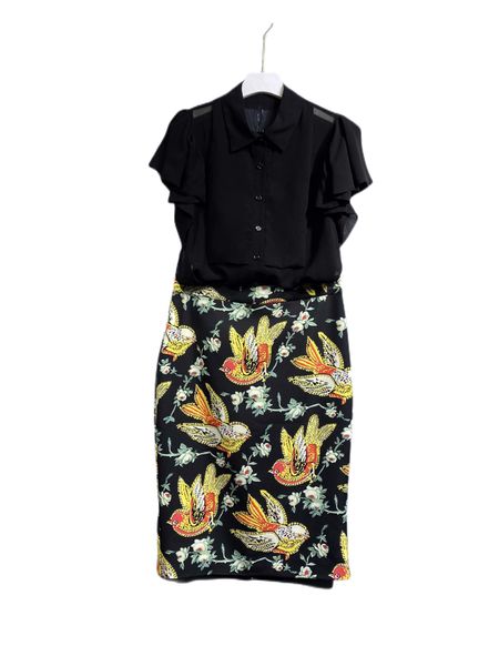 spring 2023 new temperament slim lapel with skirt and skirt suit, White
spring 2023 new temperament slim lapel with skirt and skirt suit, White