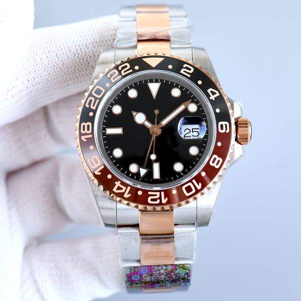 Black round dial men's watch black 40mm luminous scratch resistant sapphire crystal glass waterproof automatic machine 904L stainless steel Montre De Luxe factory
Black round dial men's watch black 40mm luminous scratch resistant sapphire crystal glass waterproof automatic machine 904L stainless steel Montre De Luxe factory