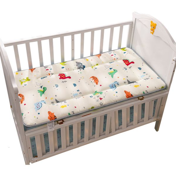 

bed rails crib mattress toddler pad double sides cotton mesh baby ding set boys girls infant 120x60cm 221208