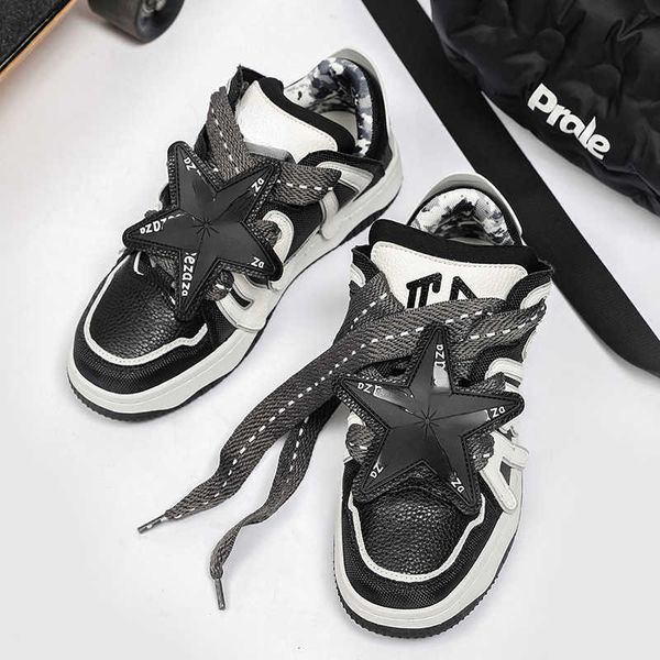 dress shoes for men and women niche design mocha cowhide lovers skateboard shoes can be used in high street, Black
dress shoes for men and women niche design mocha cowhide lovers skateboard shoes can be used in high street, Black