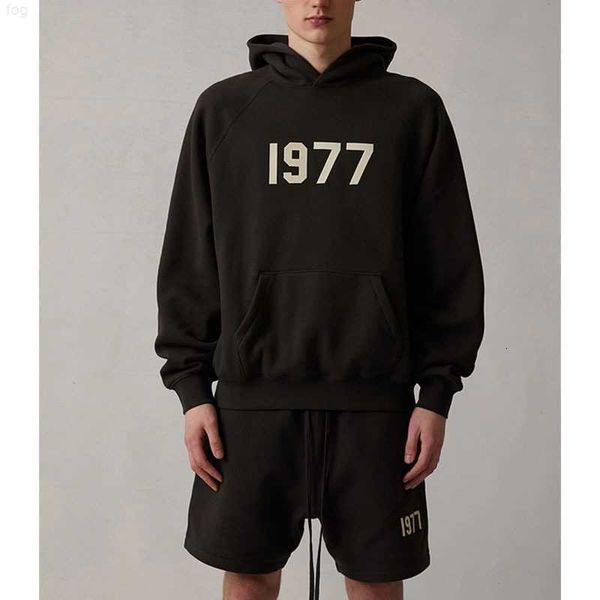 god essentials sweater fashion brand loose high street men's and women's sweatshirt thickened plush hoodie 1977, Black
god essentials sweater fashion brand loose high street men's and women's sweatshirt thickened plush hoodie 1977, Black