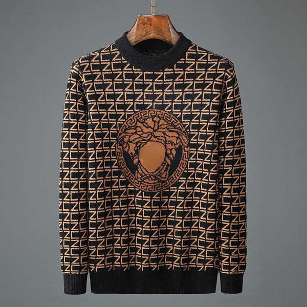 winter wool sweater mens knitwear medusa embroidery sweatshirt pullover knit shirt vers designer sweaters men women casual hoodies, White;black
winter wool sweater mens knitwear medusa embroidery sweatshirt pullover knit shirt vers designer sweaters men women casual hoodies, White;black