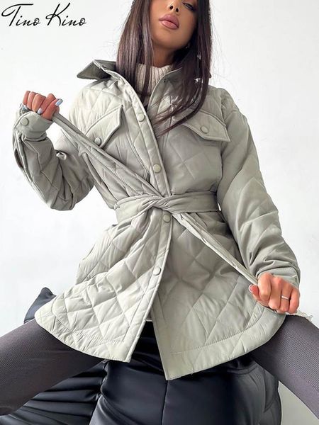 women's down parkas loose padded long lingge winter jacket casual turn collar belt straight overcoat office lady outwear woman clothes, Black
women's down parkas loose padded long lingge winter jacket casual turn collar belt straight overcoat office lady outwear woman clothes, Black