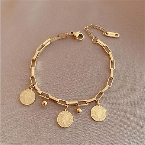 charm bracelet round brand titanium steel hip hop portrait internet popular ins cold style student e bracelet jewelry gc1856, Golden;silver
charm bracelet round brand titanium steel hip hop portrait internet popular ins cold style student e bracelet jewelry gc1856, Golden;silver