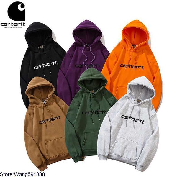 2023 new men's hoodies sweatshirt north america brand carhart classic letter embroidery and women's loose hooded and plush, Black
2023 new men's hoodies sweatshirt north america brand carhart classic letter embroidery and women's loose hooded and plush, Black