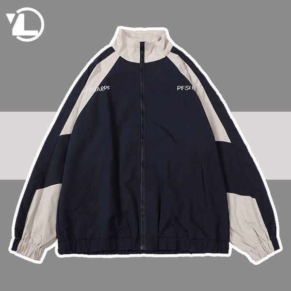 men's jackets hip hop varsity jacket men high street patchwork color block windbreaker coats women spring autumn thin fashion college j, Black;brown
men's jackets hip hop varsity jacket men high street patchwork color block windbreaker coats women spring autumn thin fashion college j, Black;brown