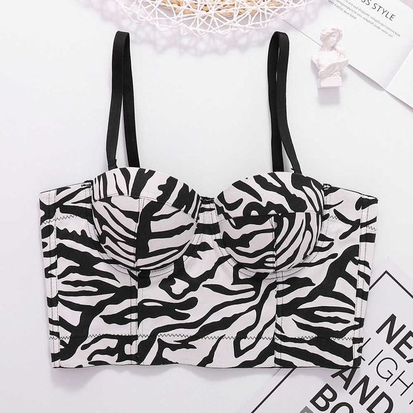 zebra pattern suspenders wear women's body shaping blouse; beautiful girls fry street stage performance; strapless vest, White;black
zebra pattern suspenders wear women's body shaping blouse; beautiful girls fry street stage performance; strapless vest, White;black