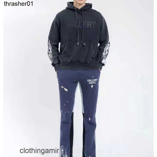 men's hoodies designer sweatshirts galery dept sweaters man flaming letter printed fleece men's loose fashion brand hooded, Black
men's hoodies designer sweatshirts galery dept sweaters man flaming letter printed fleece men's loose fashion brand hooded, Black
