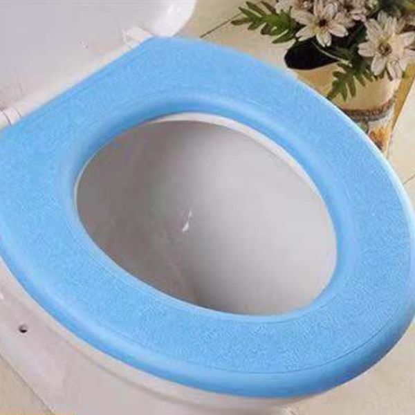 

waterpoof soft toilet seat cover bathroom washable closestool mat pad cushion o-shape seat bidet accessories 1223802