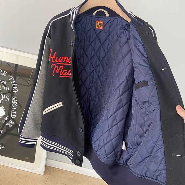 men's jackets human made jackets japanese oversized stitching duck embroidery love men women 1 1 human made baseball coats t221206, Black;brown
men's jackets human made jackets japanese oversized stitching duck embroidery love men women 1 1 human made baseball coats t221206, Black;brown