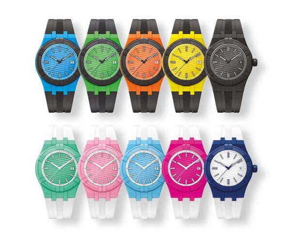 environmental protection mens watch designer sapphire crystal glass 10 color plastic case butterfly buckle round diameter 40mm battery timin, Slivery;brown
environmental protection mens watch designer sapphire crystal glass 10 color plastic case butterfly buckle round diameter 40mm battery timin, Slivery;brown
