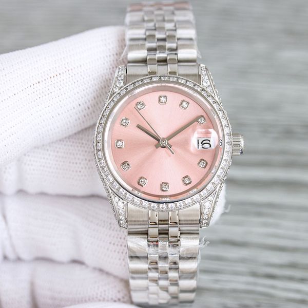 ladies watch automatic mechanical 31mm women wristwatch girlfriend stainless steel with calendar designer wristwatches montre de, Silver
ladies watch automatic mechanical 31mm women wristwatch girlfriend stainless steel with calendar designer wristwatches montre de, Silver