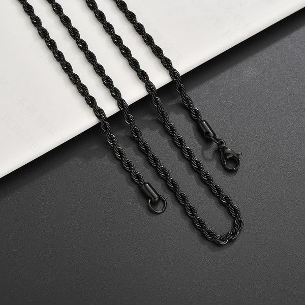fashion simple twist rope chain men designer necklace for women collier women chains luxury jewelry pendant man custom jewellery pendants me, Silver
fashion simple twist rope chain men designer necklace for women collier women chains luxury jewelry pendant man custom jewellery pendants me, Silver