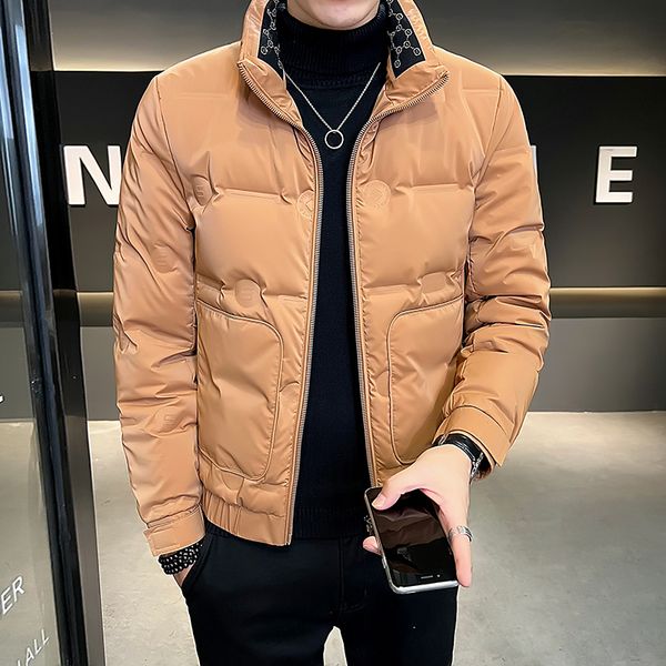 men's down parkas autumn four colors mens coat basic solid color stand collar down jacket simple fashion warm men coats 221208, Black
men's down parkas autumn four colors mens coat basic solid color stand collar down jacket simple fashion warm men coats 221208, Black