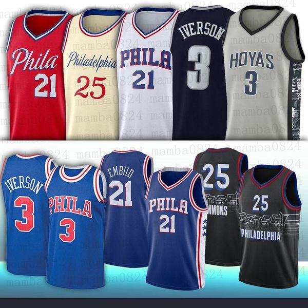 21 joel 25 ben embiid 3 allen simmons iverson 12 tobias harris men ncaa basketball jerseys, Black;red
21 joel 25 ben embiid 3 allen simmons iverson 12 tobias harris men ncaa basketball jerseys, Black;red