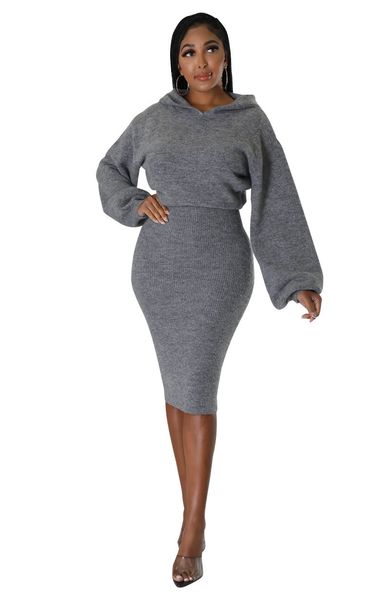 autumn winter women casual dresses long sleeve bodycon sweatshirt midi dress hooded tunic, Black;gray
autumn winter women casual dresses long sleeve bodycon sweatshirt midi dress hooded tunic, Black;gray