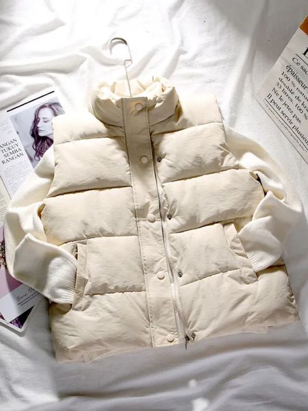 Vests Women's Vests Women Women's Winter Warm Cotton Padded Puffer Sleeveless Parkas Jacket 221207, White
Vests Women's Vests Women Women's Winter Warm Cotton Padded Puffer Sleeveless Parkas Jacket 221207, White