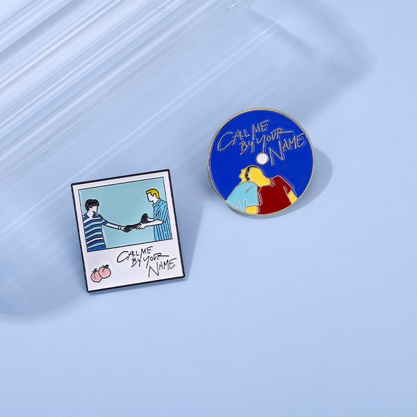 film and television characters brooches call me by your name paint letters badges italy movie lapel pins alloy jewelry accessories, Gray
film and television characters brooches call me by your name paint letters badges italy movie lapel pins alloy jewelry accessories, Gray