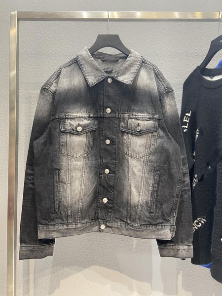 men's jackets autumn/winter co-ed embroidered front and back washed denim jacket, Black;brown
men's jackets autumn/winter co-ed embroidered front and back washed denim jacket, Black;brown