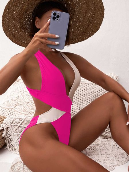 swim wear 2022 splicing deep v neck cross back one piece swimsuit women swimwear female monokini scrunch butt bather bathing suit swim t2212
swim wear 2022 splicing deep v neck cross back one piece swimsuit women swimwear female monokini scrunch butt bather bathing suit swim t2212