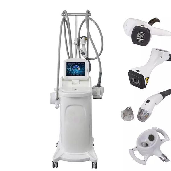 sale 5 in 1 body slimming infrared ultrasound vacuum roller cavitation rf body shape sculptor machine