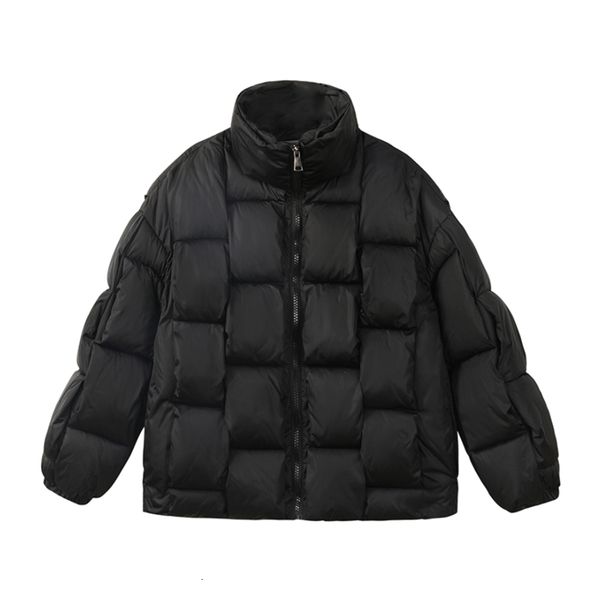 women's down parkas long sleeve personality box cotton coat women autumn winter sporting style casual keep warm loose quilted jacket fe, Black
women's down parkas long sleeve personality box cotton coat women autumn winter sporting style casual keep warm loose quilted jacket fe, Black