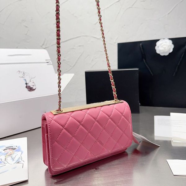 metal letter women classic flap shoulder bag chrome plated versatile luxury designer wallet cross body diamond plaid leather quilted card ho
metal letter women classic flap shoulder bag chrome plated versatile luxury designer wallet cross body diamond plaid leather quilted card ho