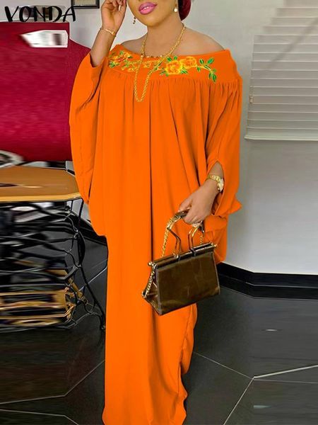 plus size dresses size 5xl vonda autumn floral printed maxi dress women bohemian off shoulder 34 sleeve casual pleated party vestidos 221208, Black
plus size dresses size 5xl vonda autumn floral printed maxi dress women bohemian off shoulder 34 sleeve casual pleated party vestidos 221208, Black