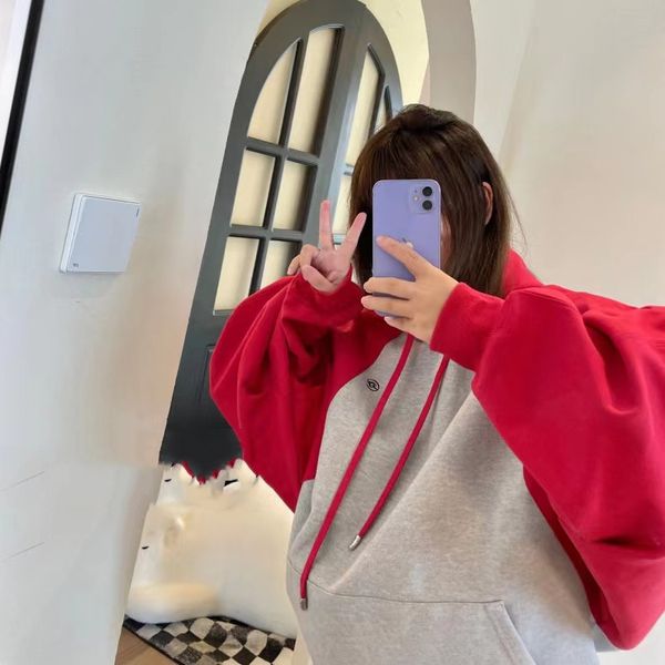ader error women's hoodies sweater contrast color panel thickened raglan sleeves hooded sweatshirt autumn and winter popular slouchy lo, Black
ader error women's hoodies sweater contrast color panel thickened raglan sleeves hooded sweatshirt autumn and winter popular slouchy lo, Black