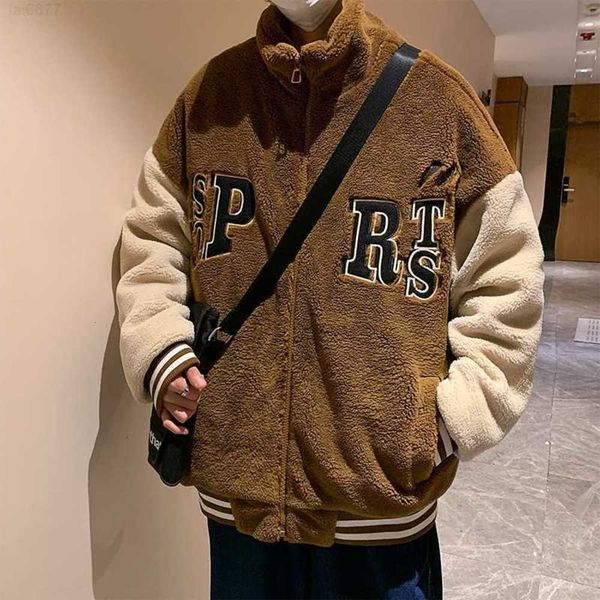 men's jackets streetwear trend thick warm coats winter and women's couple clothes classic fashion fleece baseball jacket for menpg, Black;brown
men's jackets streetwear trend thick warm coats winter and women's couple clothes classic fashion fleece baseball jacket for menpg, Black;brown